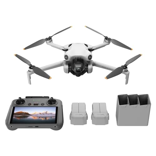 DJI Mini 4 Pro Fly More Combo with DJI RC 2, Drones with Camera for Adults 4K,...