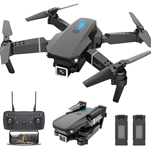 Foldable Quadcopter Drone with Camera - For Kids and Beginners, Altitude Hold,...