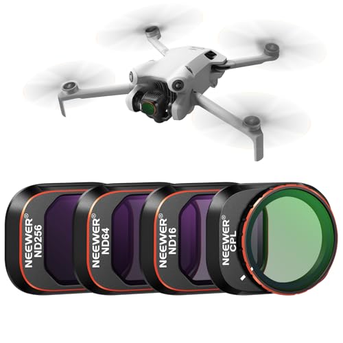 NEEWER ND & CPL Filter Set Compatible with DJI Mini 4 Pro, 4 Pack ND16 ND64...