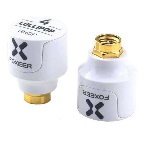 FOXEER 2pcs FPV Antenna Lollipop V4 5.7G 2.6dBi Super Mini RHCP Stubby Antenna...
