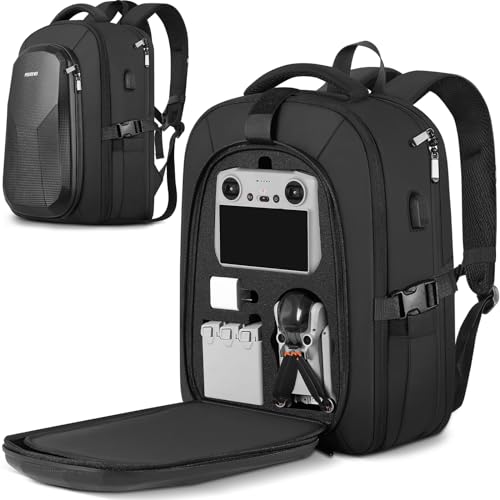 PEKREWS Mini 3 / Mini 3 Pro Case, Waterproof Hard Carrying Case Portable Travel...