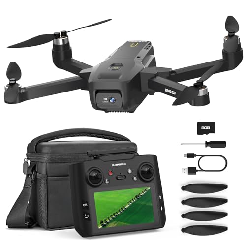K600 GPS Drone with Camera Adult, 4.5 Inch LCD Screen RC, 32G SD Card with...