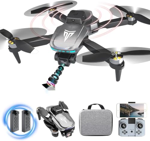 Drone, Drones with camera for adults 4k, Drones for kids 8-12, Brushless Motor,...