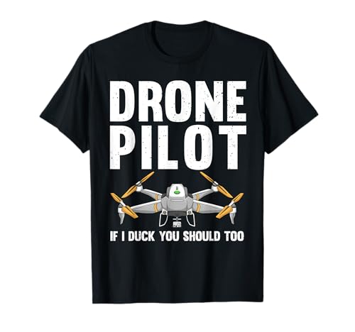 Funny Drone Pilot Design For Men Women Kids Drone Operator T-Shirt