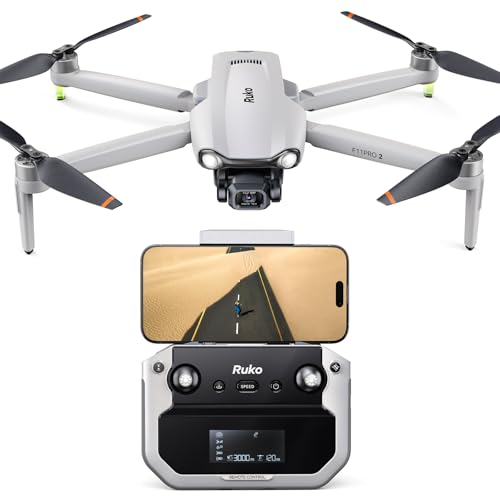 Ruko F11PRO 2 Drone with 6K Camera for Adults, 3-Axis Gimbal, 4K/30fps Video,...