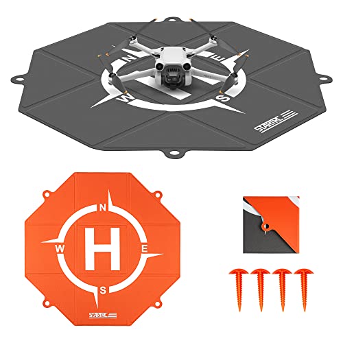 STARTRC Drone Landing Pad, Double-Sided Colors Waterproof 20 inch Helipad for...