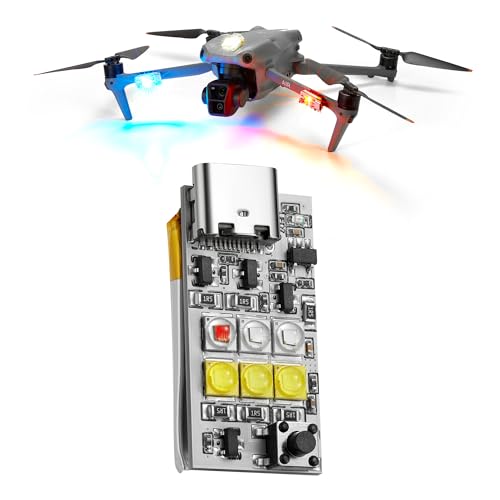 VIFLY Drone Strobe Platinum, 1000 Lumen Anti-Collision Light FAA Compliant,...