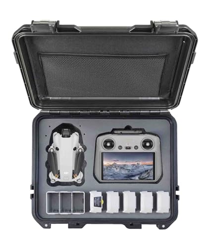 INNVO Waterproof Hard Case for DJI Mini 4 Pro Fly More Combo RC 2 / RC-N2,...