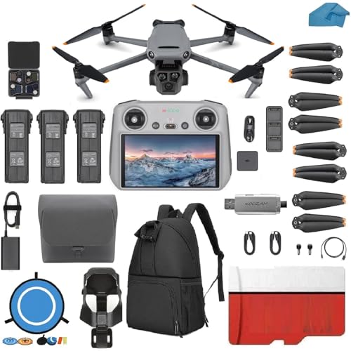 DJI Mavic 3 Pro Drone with Fly More Combo DJI RC, Flagship Triple-Camera Drone...